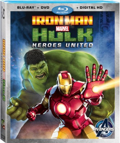 Iron Man And Hulk Heroes United -Blu-ray