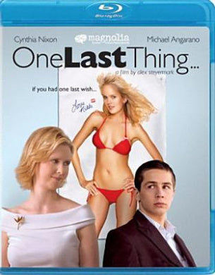 One Last Thing Blu Ray