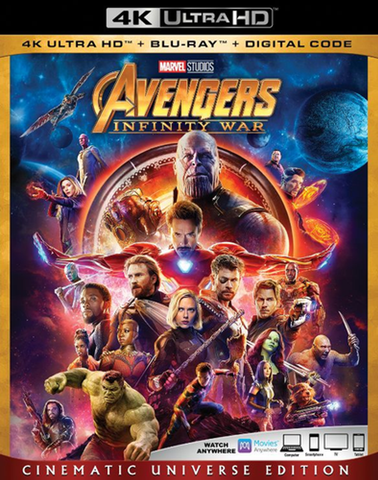 Infinity War 4K Ultra HD + Blu-ray