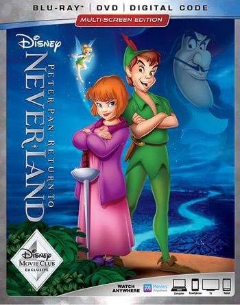 Peter Pan: Return To Never Land Blu ray