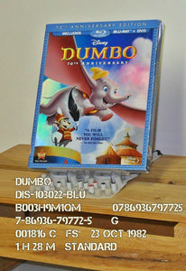 Dumbo [70th Anniversary Edition] Blu ray