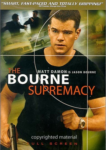 Bourne Supremacy DVD