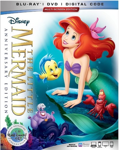 The Little Mermaid Blu Ray DVD